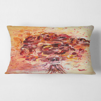 Housse et insert de coussin rectangulaire Fresh Flowers Bouquet