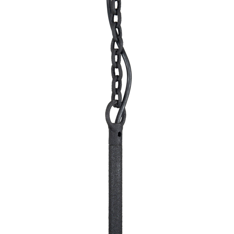 Fiorella Chandelier-Espresso Canvas, Espresso Canvas