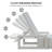 Pu Leather Outdoor Chaise Lounger 1 Piece Aluminum Pool Lounge Chair With 5-position Adjustable Backrest-1213867883
