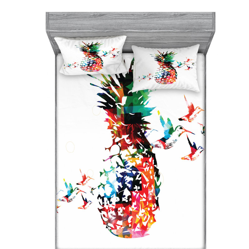 Microfiber Sheet Set, Full Sheet Set with Fitted Sheet