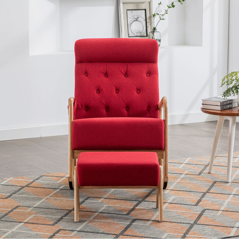 Chaises berçantes, Rouge