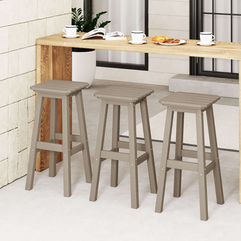 Tabouret de bar 29 po Laguna, Brun clair