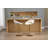 Hassiem Swivel Upholstered Adjustable Height Counter Stool with Metal Frame-2120404602
