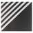 Script Stripe Negative 7.87 in. x 7.87 in. Matte Porcelain Floor and Wall Tile (11.19 sq. ft./Case)-61798042