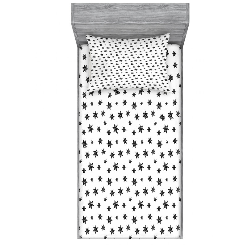 Microfiber Sheet Set, Twin XL Sheet Set with Fitted Sheet