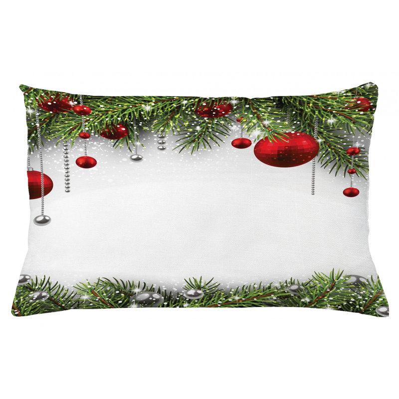 Housse de coussin lombaire intérieur/extérieur christmas, 16 po x 26 po
