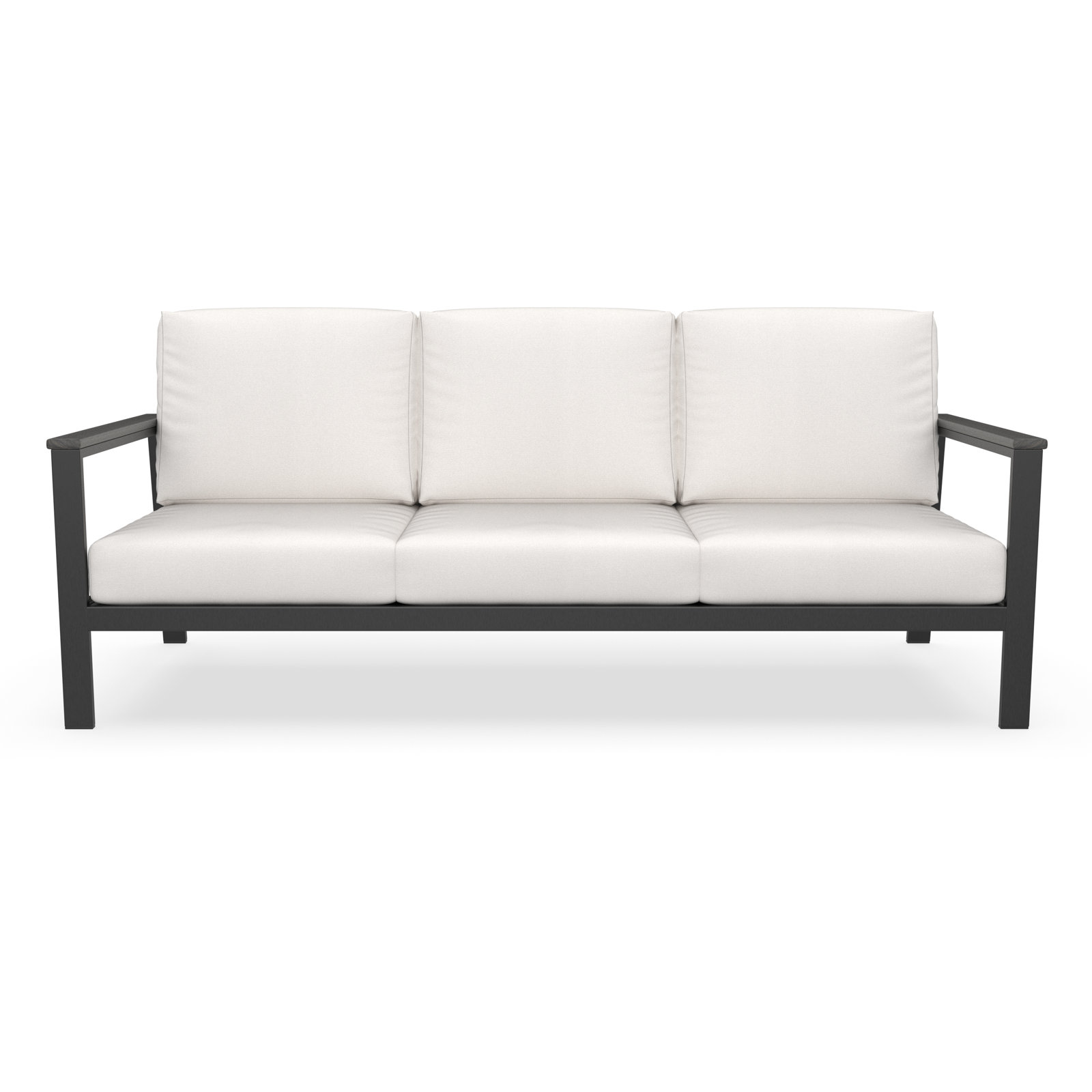 Townsend 80" Sunbrella® Patio Sofa, Sunbrella® Canvas Natural, Yes, Coastal Gray