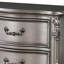 Antique Platinum 2-Drawer Nightstand