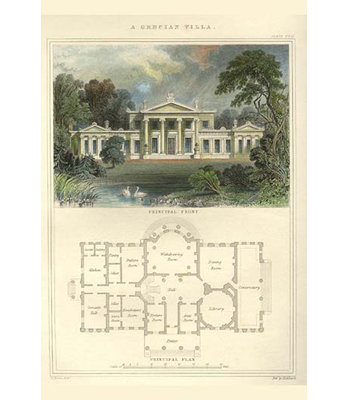 " Greek Villa " by Richard Brown