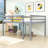 Full Wood Loft Bed With Ladder, Low-Height Design-113812539