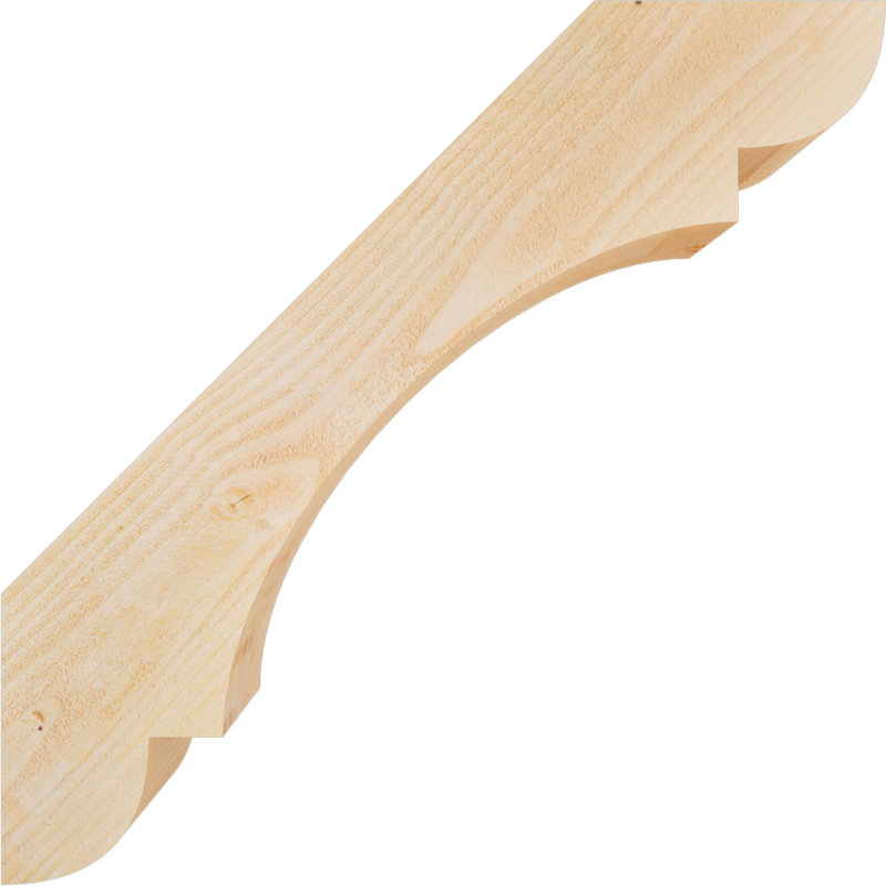 Attelle de genou olympique, Sapin de Douglas, H 30 po x l 6 po x P 30 po, Sciage brut