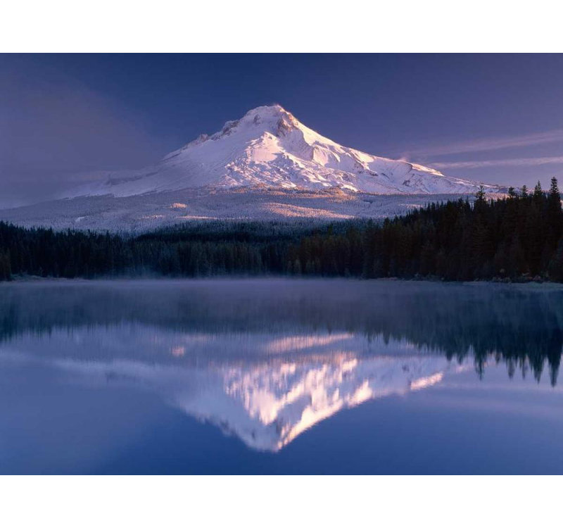 Alcott Hill® Leahy, Ike, reproduction d'art sur toile tendue: Mt. Hood I, H 15 po x l 18 po