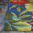 Stowthewold Floral Azure Blue Green Red Handmade Outdoor Area Rug-663377755