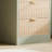 39.38-Inch Modern Dressing Table, Solid Wood Vanity Table With 5 Drawers For Large-Capacity Storage, Bedroom-Specific Dressing Cabinet, Mint Green.