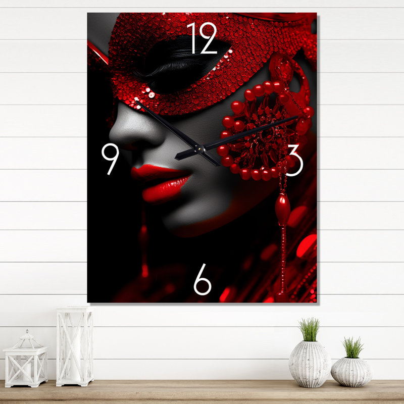 Horloge murale rétro rétro, H 40 po x l 30 po x P 1 po