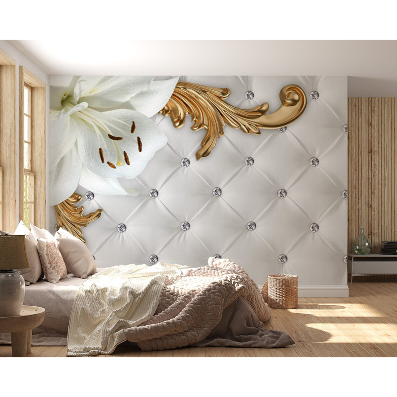 Murale Peel & Stick Glam - Rêve royal, L 68 po x l 96 po