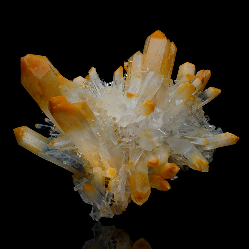 Quartz avec halloyite de la Colombie