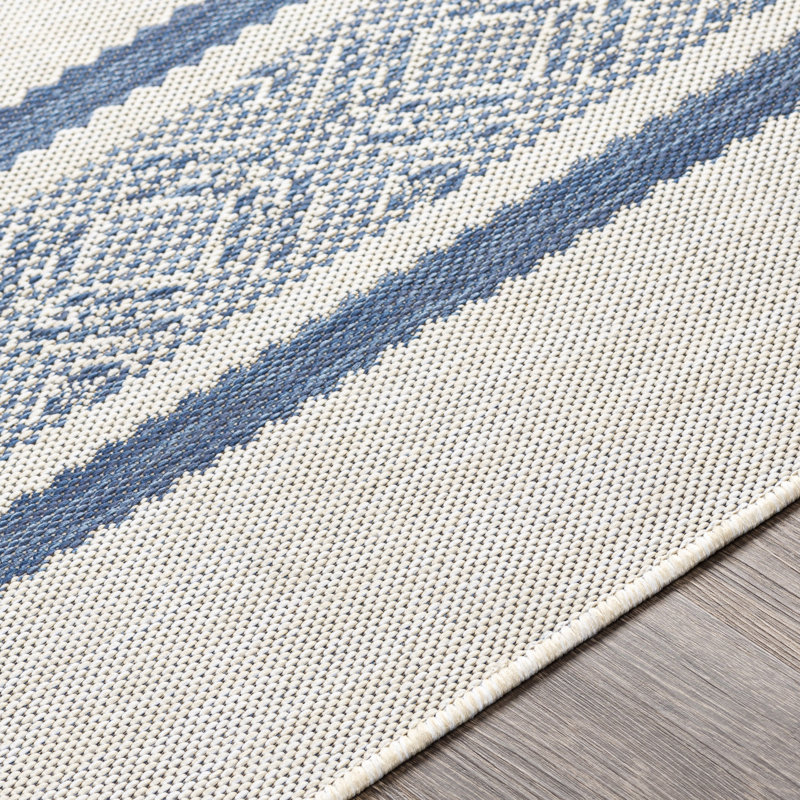 Southwestern Indoor / Outdoor Rug, Rectangle 5'3" x 7'