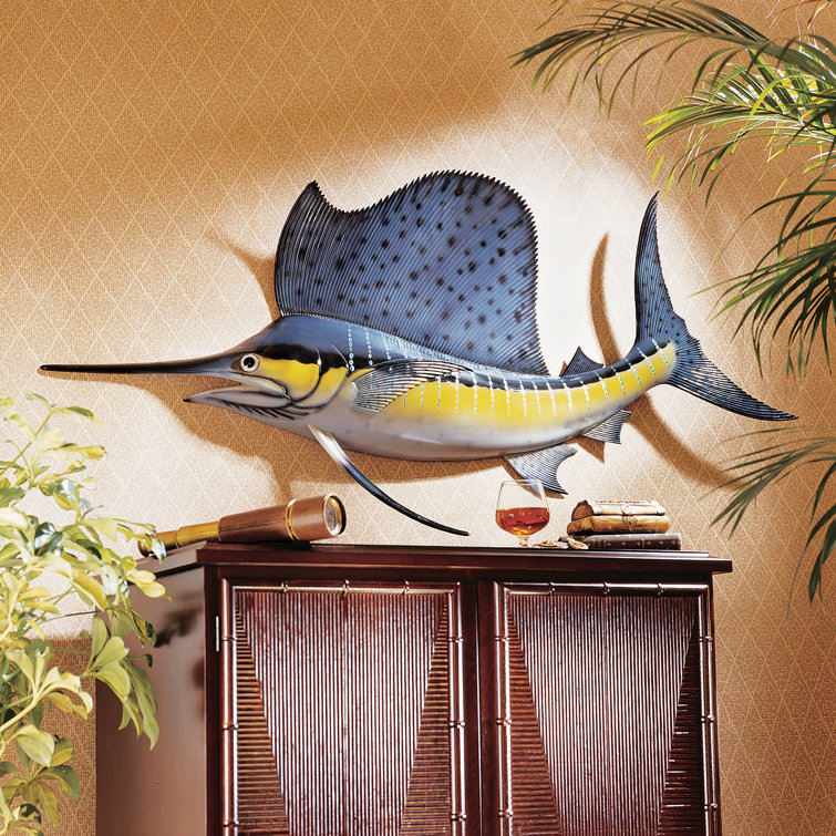 Marlin Fish Design Metal Wind Spinner – Inspired by the Outdoors