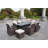 10 - Person Wicker Patio Dining Set with Rectangular Table , Cushions Included