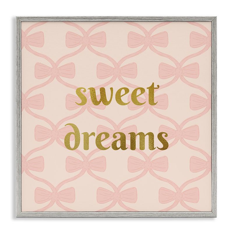 «Pastel Bows & Sweet Dreams», estampe numérique, conception de Sazerelli Designs, Estampe numérique Farmhouse