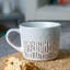 Nicola Spring - Dipped Dash Stoneware Coffee Mugs - 450ml-60545469