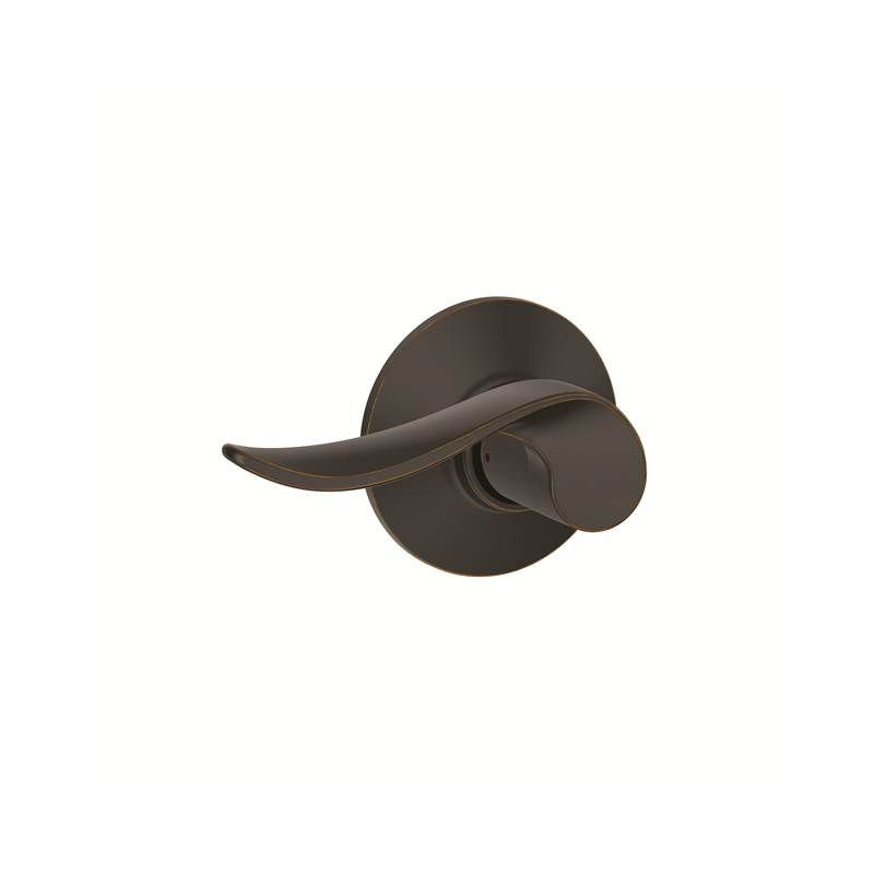 Inactive Interior Sacramento Lever Dummy Entry Set (Exterior Portion Sold Separately), Aged Bronze, Left Hand