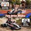 Kart électrique 24V blanc pour enfants avec télécommande parentale, musique Bluetooth et roues tout-terrain, kart de course pour enfants-123299372