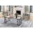 Modern Metal-Framed Tempered Glass Tables Set for Living Room, Enhancing Style and Functionality