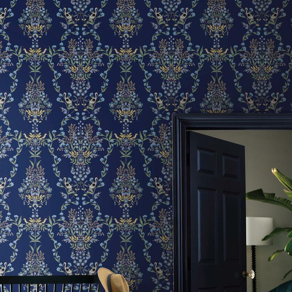 Luxembourg Self-Adhesive Wallpaper, Blue