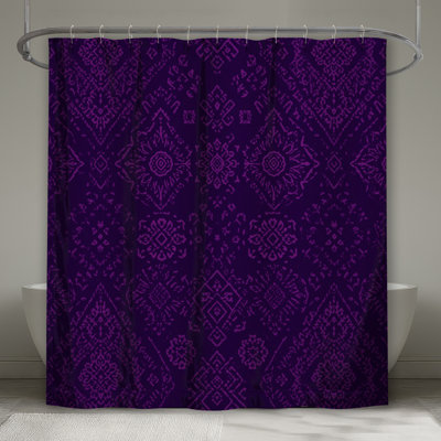 Rideaux de douche mauve mauve