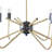 6-Light Metal Chandelier