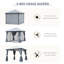 Jardin 10 pi L 10 pi. D Pavillon de jardin en aluminium