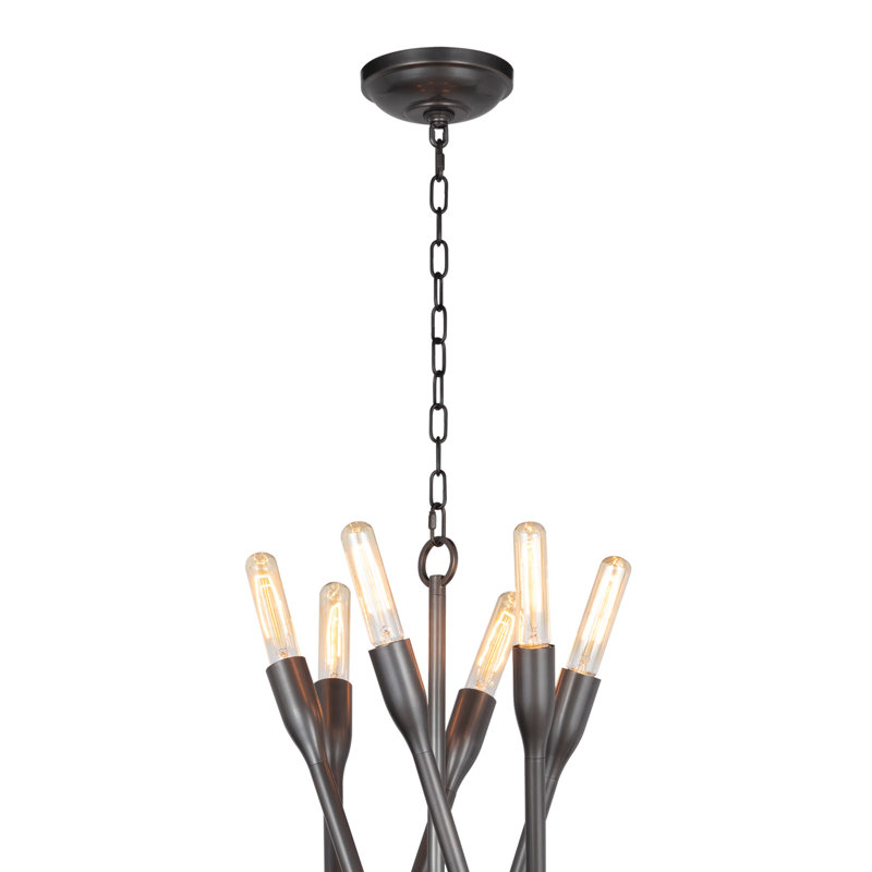 Cobra 12 - Light Chandelier, 27" H x 43" W x 43" D, Oil Rubbed Bronze