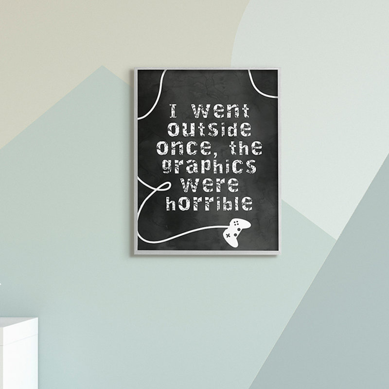 Abduallah à l'extérieur, graphiques, horrible, humeur artistique, H 20 po x l 16 po x P 1,5 po, Estampe numérique Farmhouse