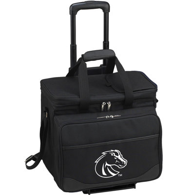 NCAA Boise State Broncos Insulated Equipped Picnic Cooler For Four On Wheels