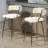 Two Pieces Bar Stools With Chromed Base And Footrest-763910815