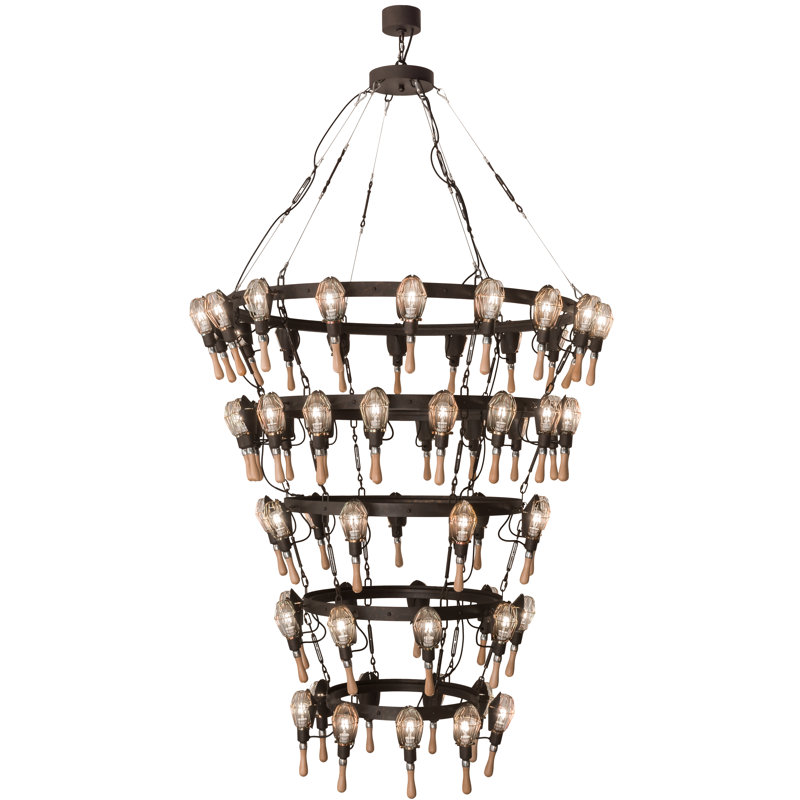 Rustic Lodge 63 - Light Chandelier