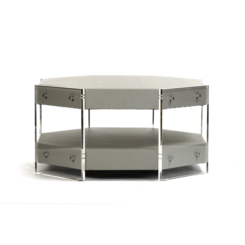 Acel Coffee Table, Gray Green