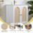  30" Modern White Rattan Double Doors Free Standing Bathroom Vanity With  Ceramic Sink