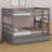 Bunk Bed With Drawers, Convertible Beds-1199223432