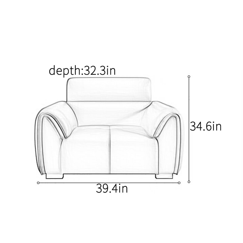 Modern fashion business accent chair