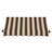 Awntech Charleston Fixed Awning, 52.5" x 24" x 24", Brown/Tan Stripe-28213199-28212973