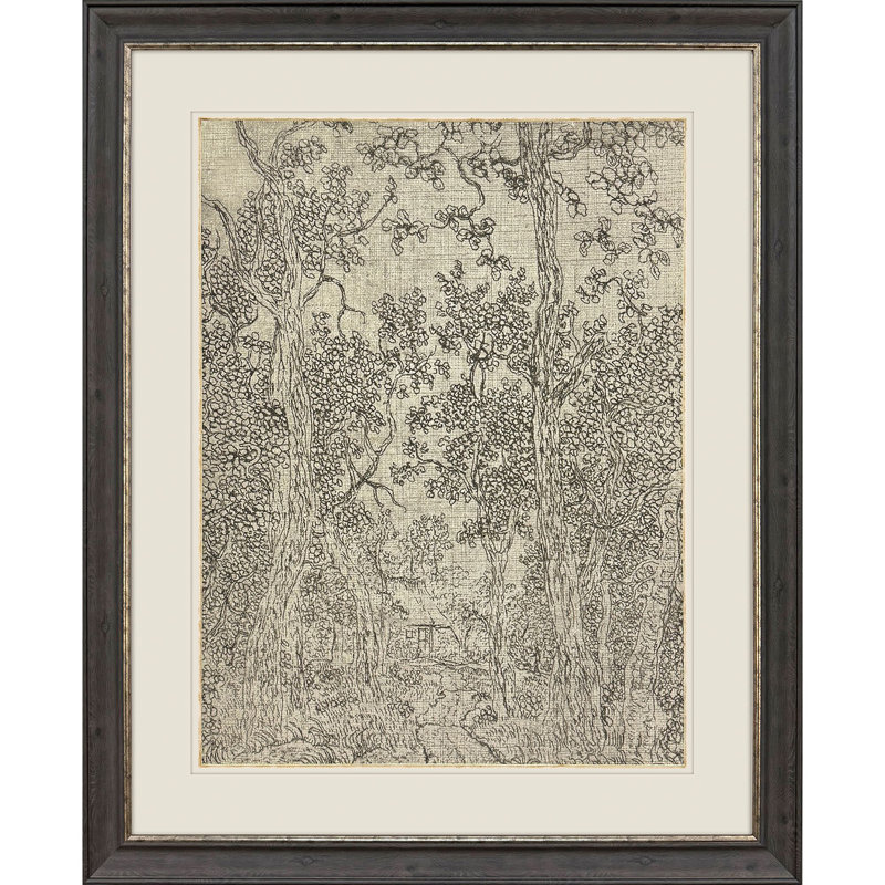 Wooded Landscape Framed Art