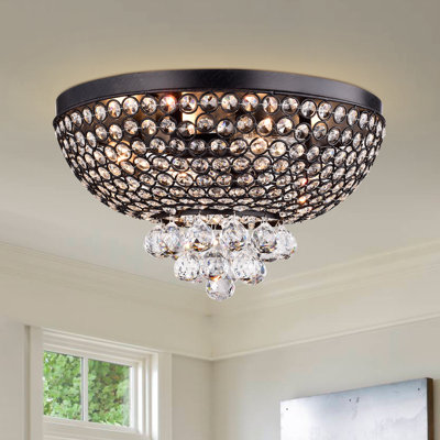 Beachwood Crystal Flush Mount