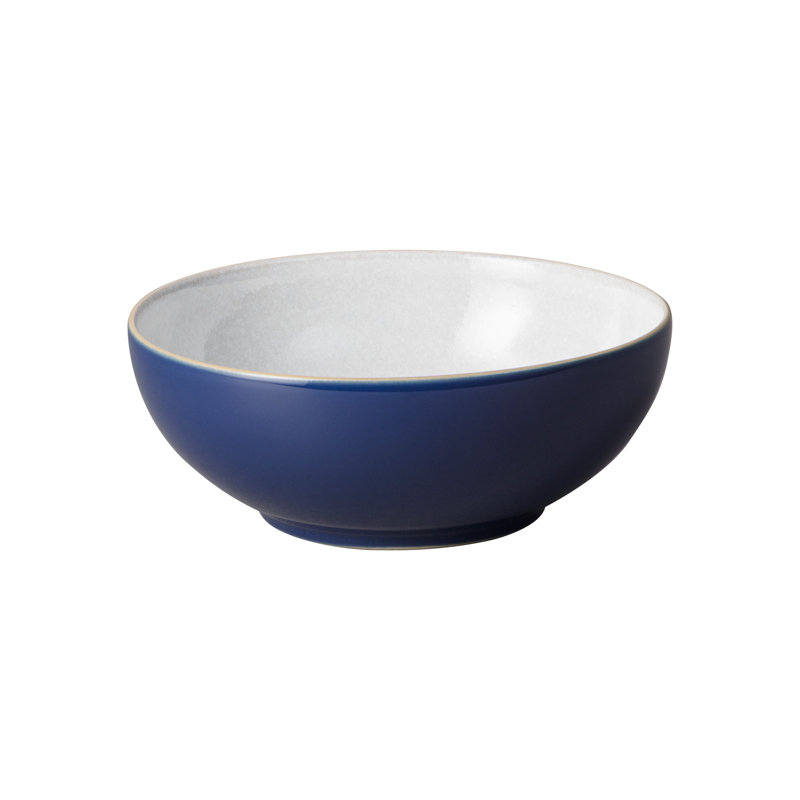Denby Elements Cereal Bowls, Dark Blue