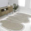Tapis d'intérieur / extérieur beige / crème Monte Modern-1728938611