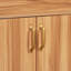 Meuble-lavabo de 36 po en bois avec cadre en bois massif en céramique avec tiroir, porte et armoire de rangement