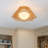 18" Boho Hand-Woven Scalloped Shade Flush Mount
