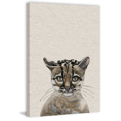 Lavinia Little Whiskers Print on Wrapped Canvas